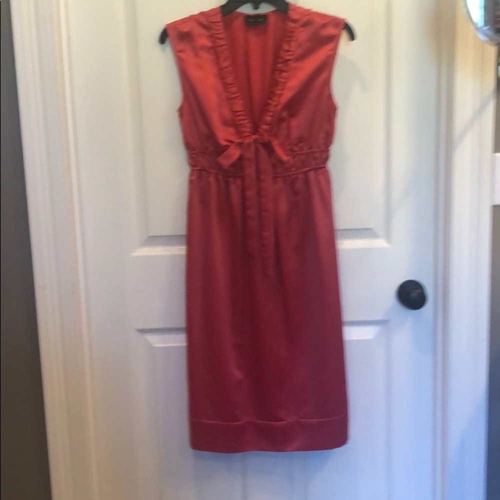 Max n Cleo Coral sleeveless dress size 6